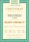 Certyfikat Solidny Partner